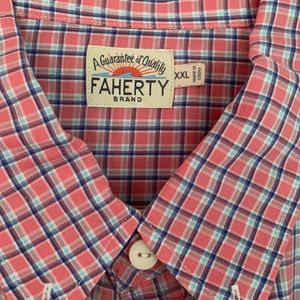 Faherty men’s long sleeve button down shirt